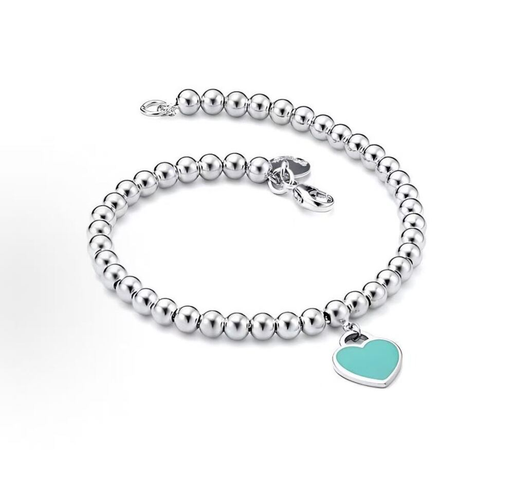 Tiffany & Co. Beaded Heart Bracelet